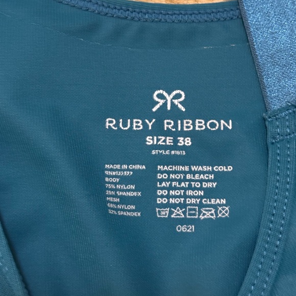 Ruby Ribbon Cloud Blue Demiette #1813 women’s size 38 bra - Picture 5 of 7